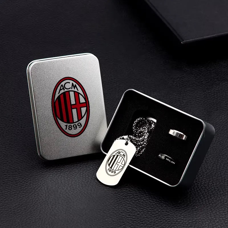 Coffret bijou club – collier & bague inox