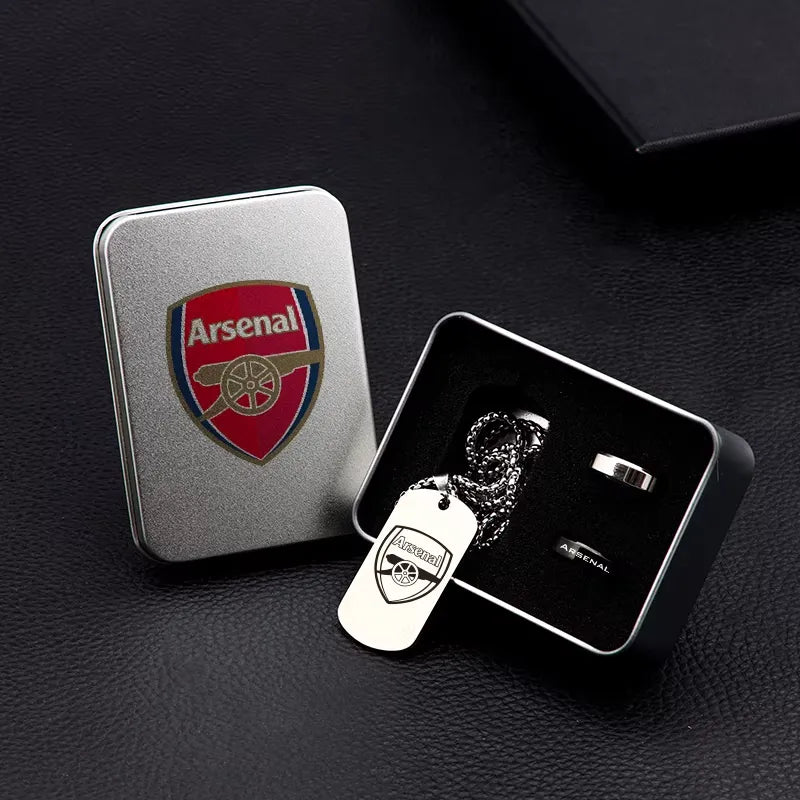 Coffret bijou club – collier & bague inox