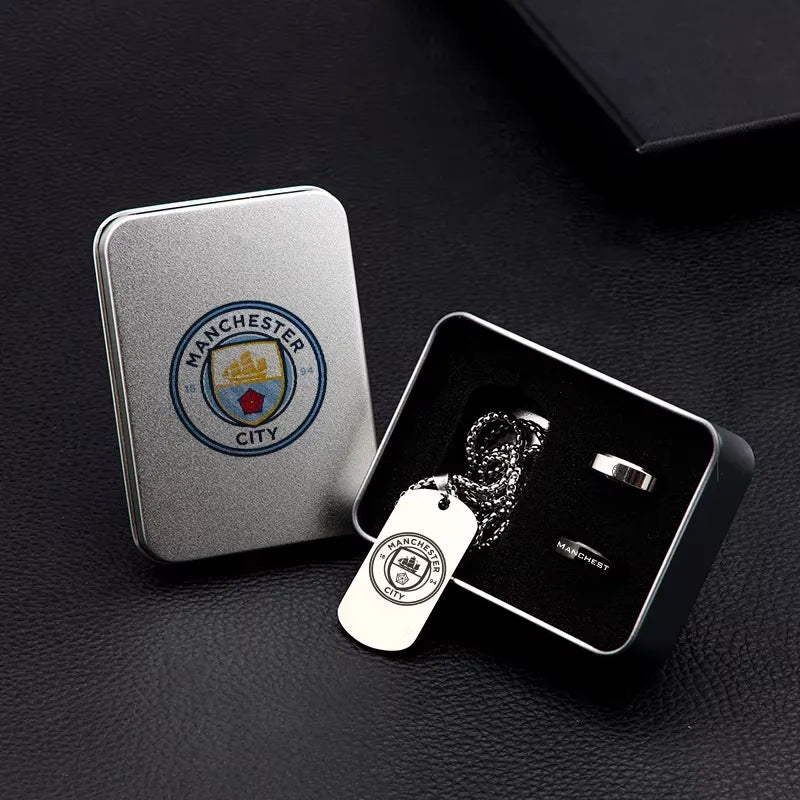 Coffret bijou club – collier & bague inox