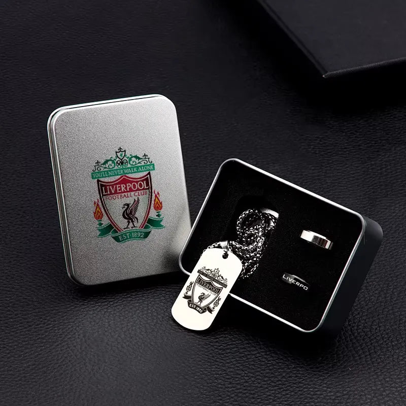 Coffret bijou club – collier & bague inox
