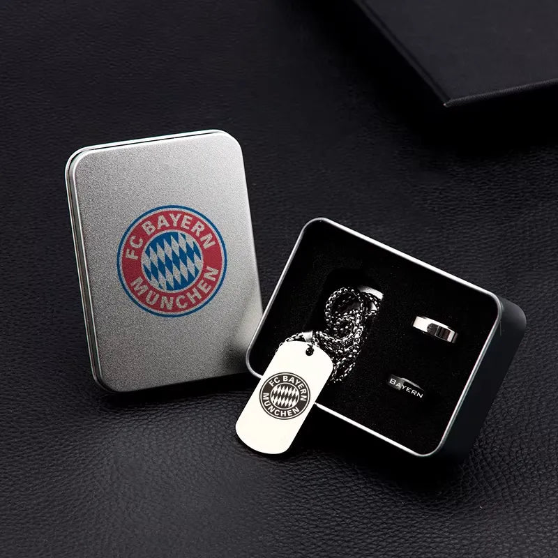 Coffret bijou club – collier & bague inox