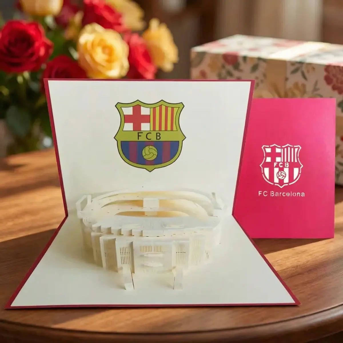 Carte pop-up 3D – Stade collector