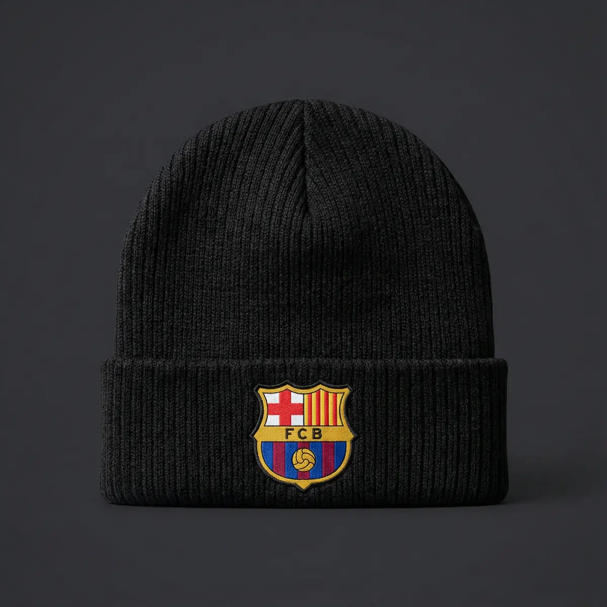 Bonnet côtelé brodé – édition club