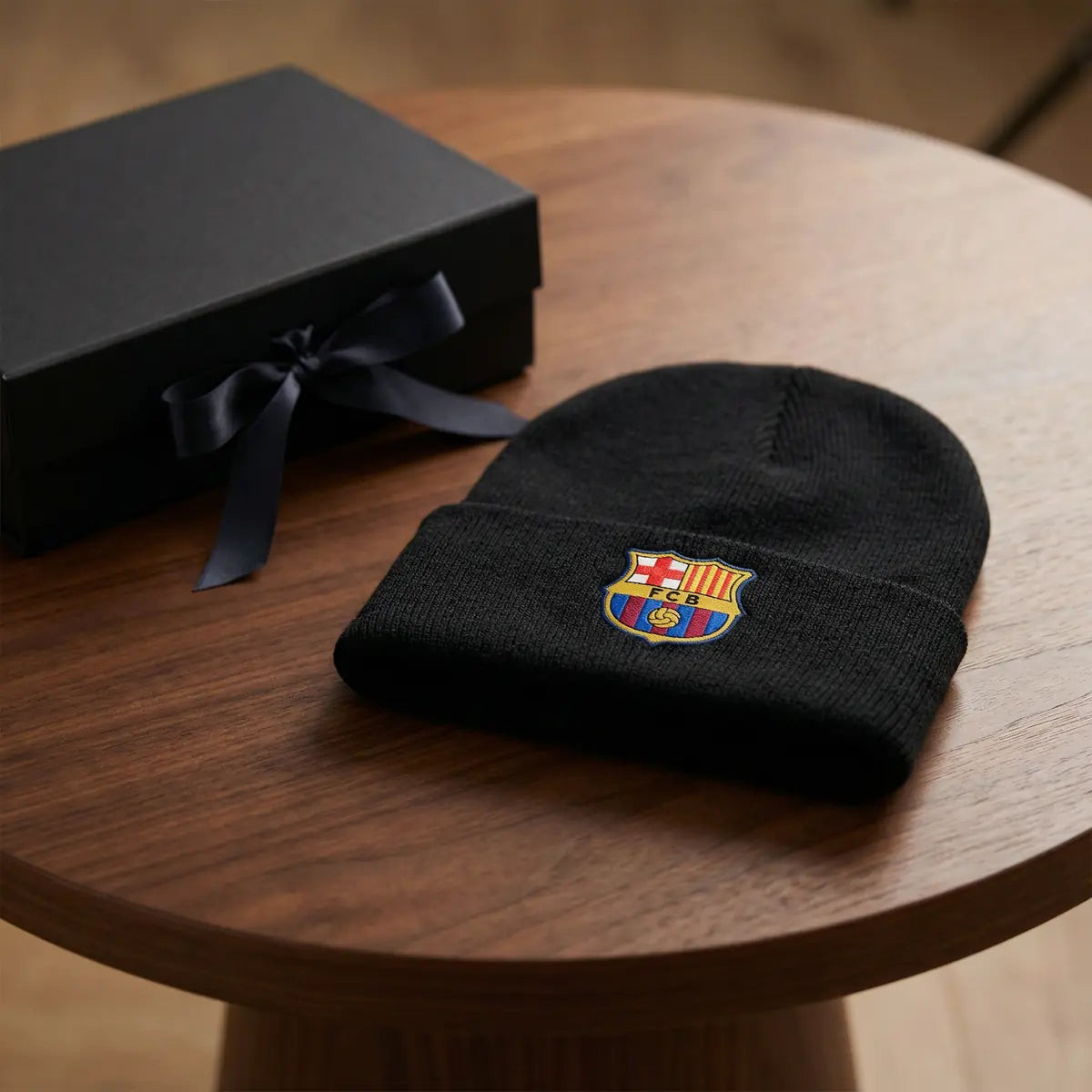 Bonnet côtelé brodé – édition club
