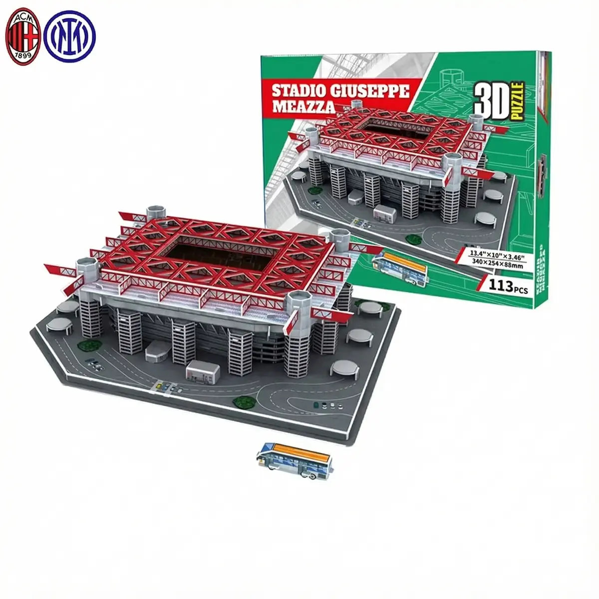 Maquette 3D – Stade de football à assembler