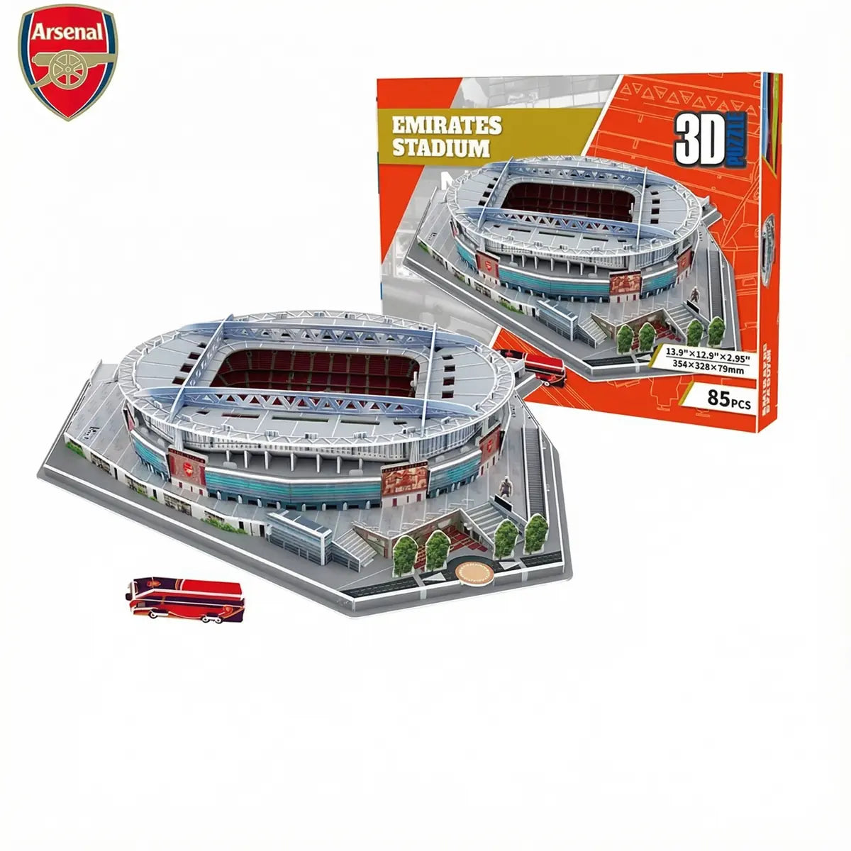 Maquette 3D – Stade de football à assembler