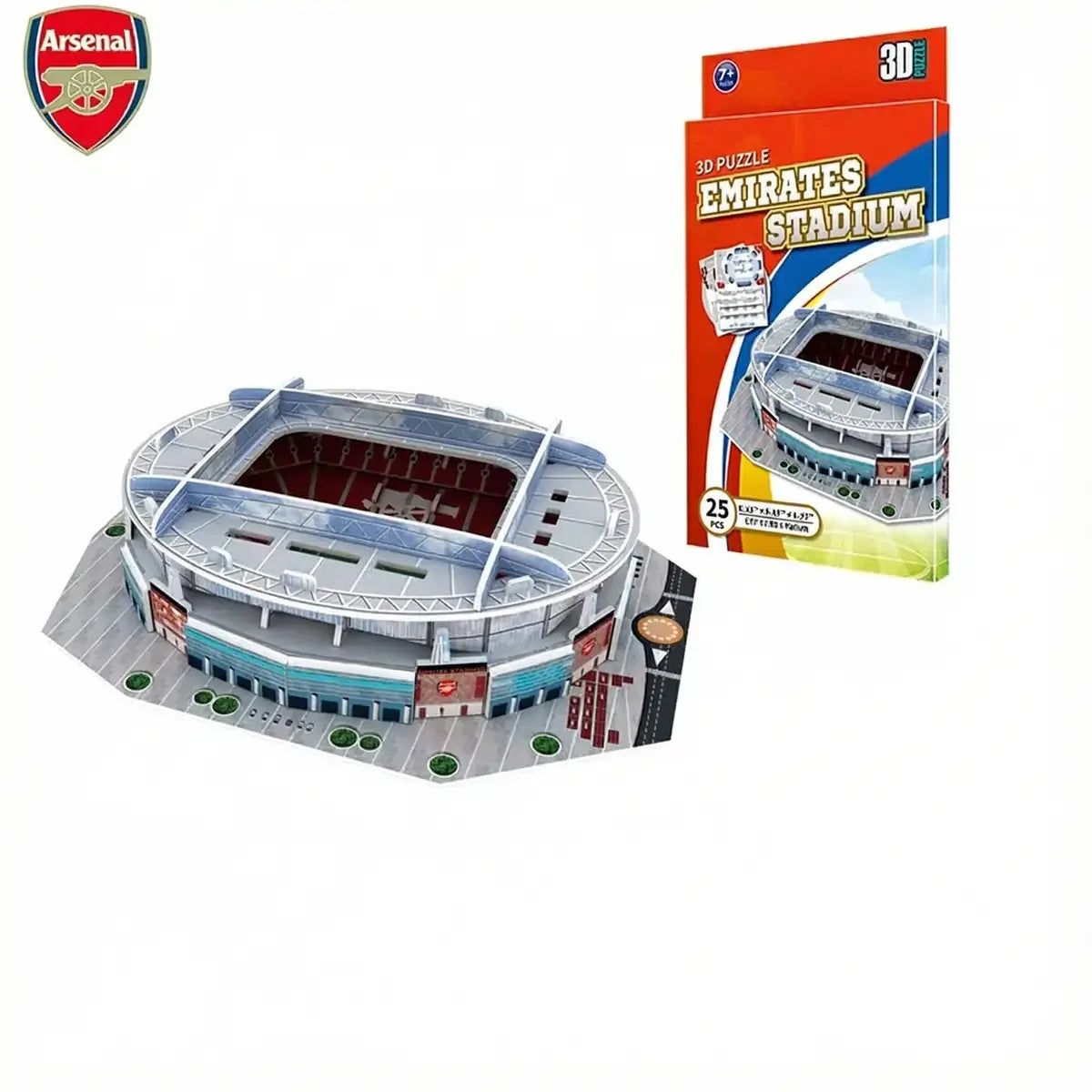 Maquette 3D – Stade de football à assembler