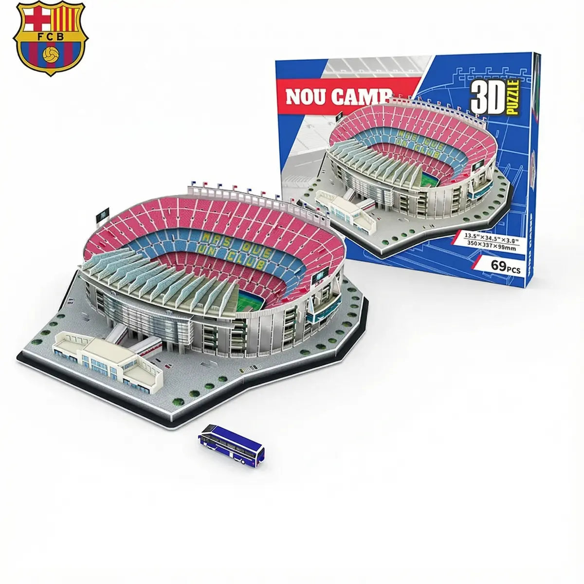 Maquette 3D – Stade de football à assembler
