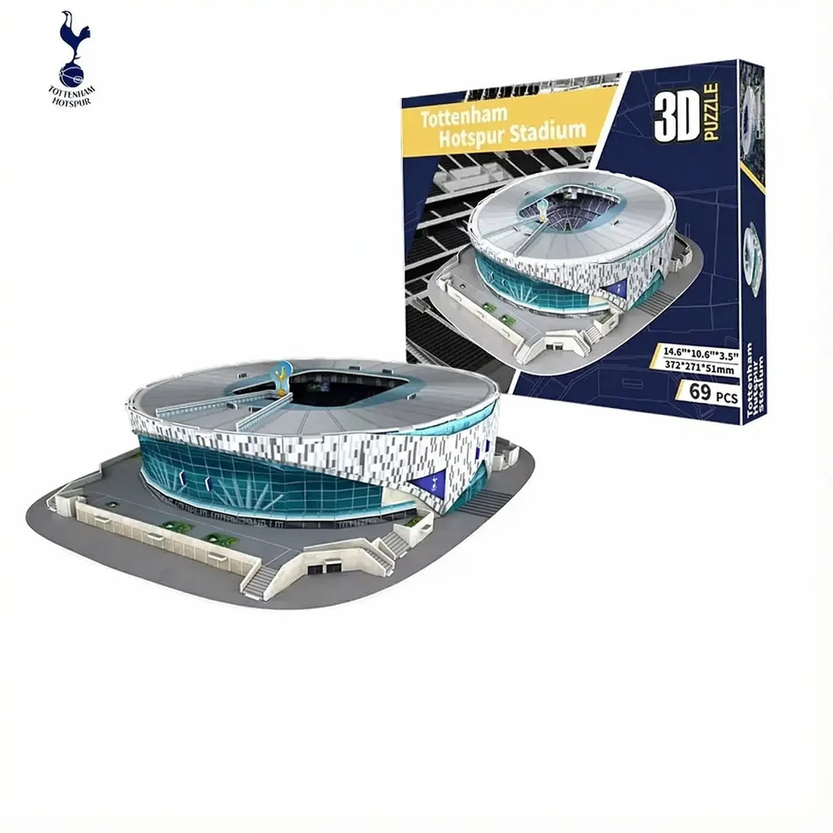 Maquette 3D – Stade de football à assembler