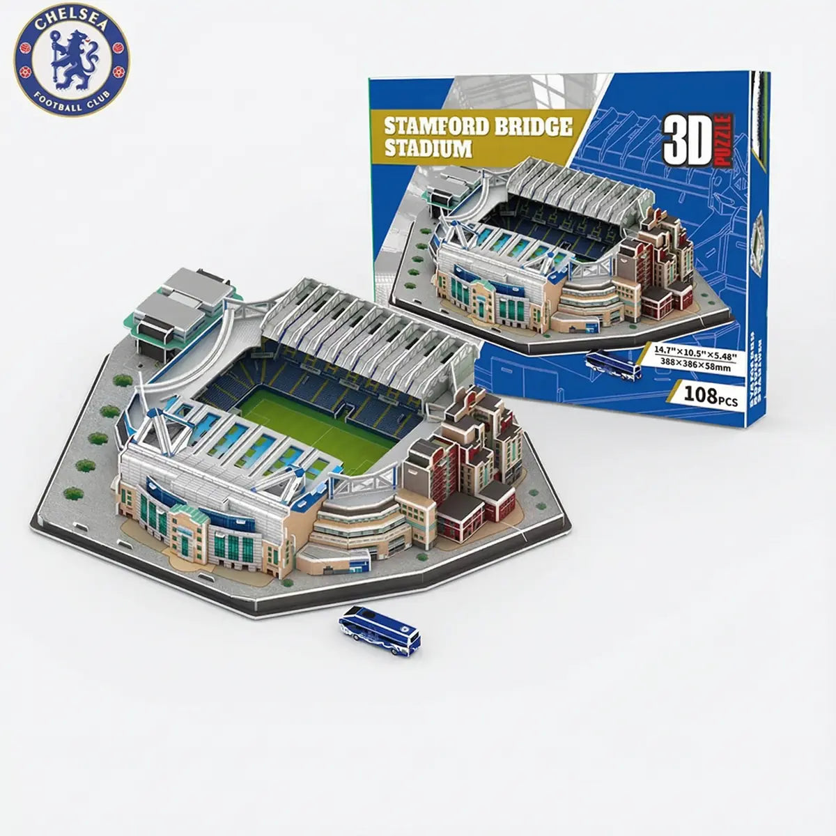 Maquette 3D – Stade de football à assembler
