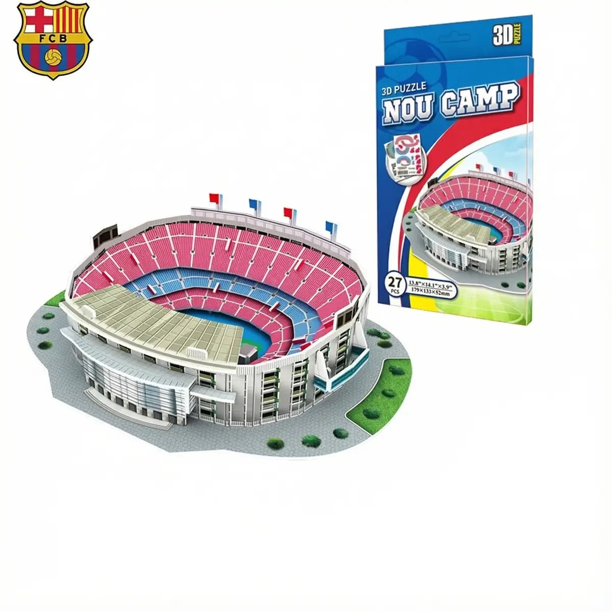 Maquette 3D – Stade de football à assembler