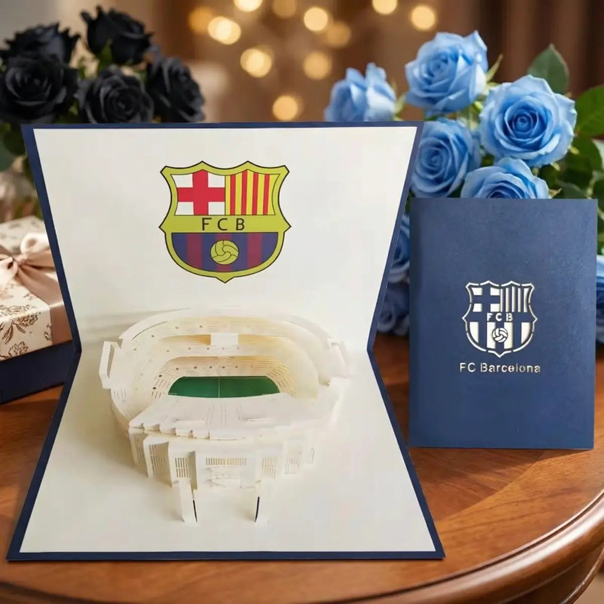 Carte pop-up 3D – Stade collector